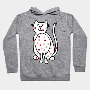 Cute Cat with Magentaverse Spots Hoodie